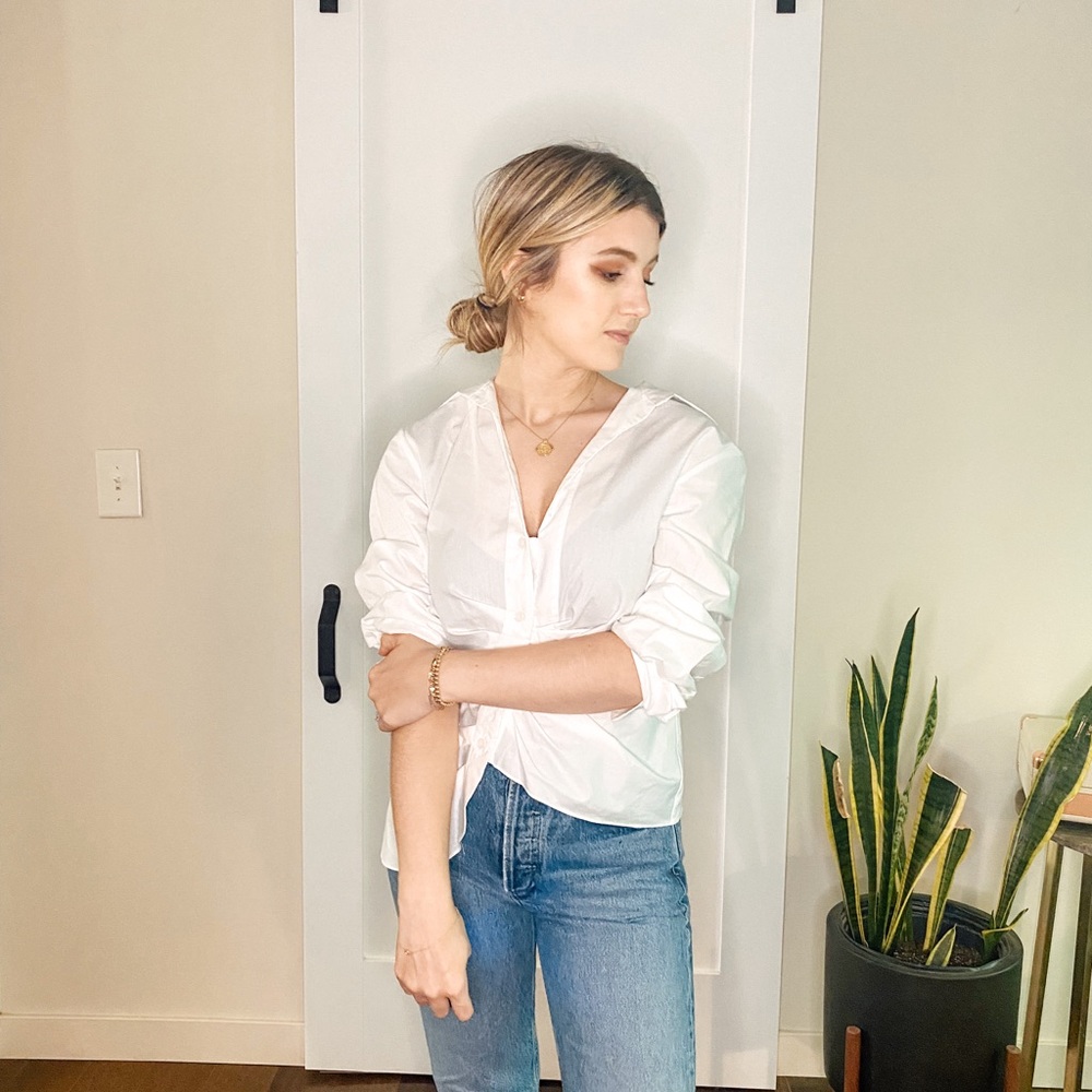 COPY - NWT 💫 Zara 💫 Asymmetrical Button Down